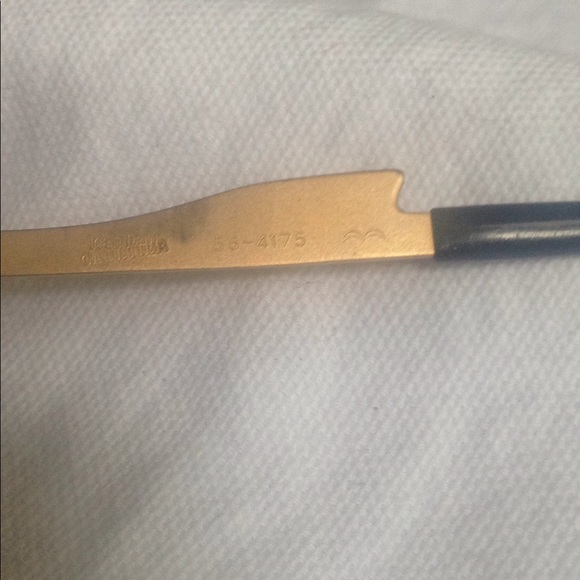 Gold John Paul Gaultier vintage sunglasses - Picture 3 of 8